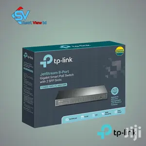 TP Link Jetstream 8-port Gigabit Poe Switch With 2 SFP Slots