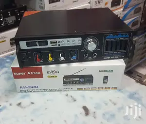 New Super Africa Home Ampliffier With Usb/Bluetooth/Fm Radio