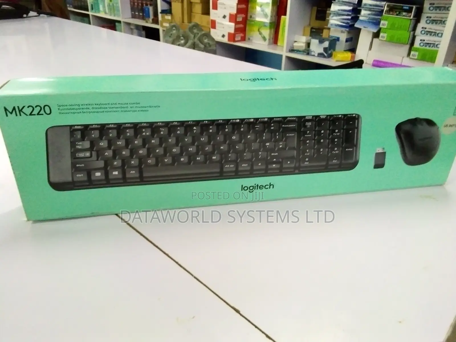 Combo – Logitech Wireless Keyboard Mouse MK220 –