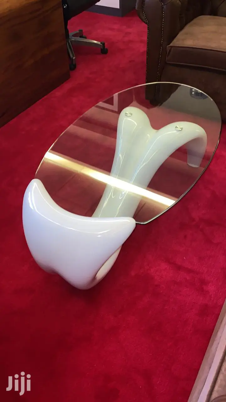Classy Reception Area Glass Table