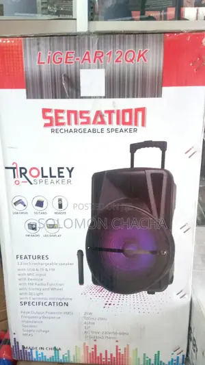 Sensation Rechargeable Trolley Speaks