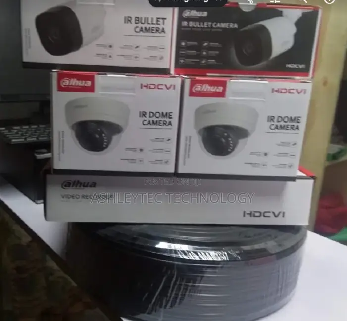 Dahua Four CCTV Camera Complete Cameras Kit