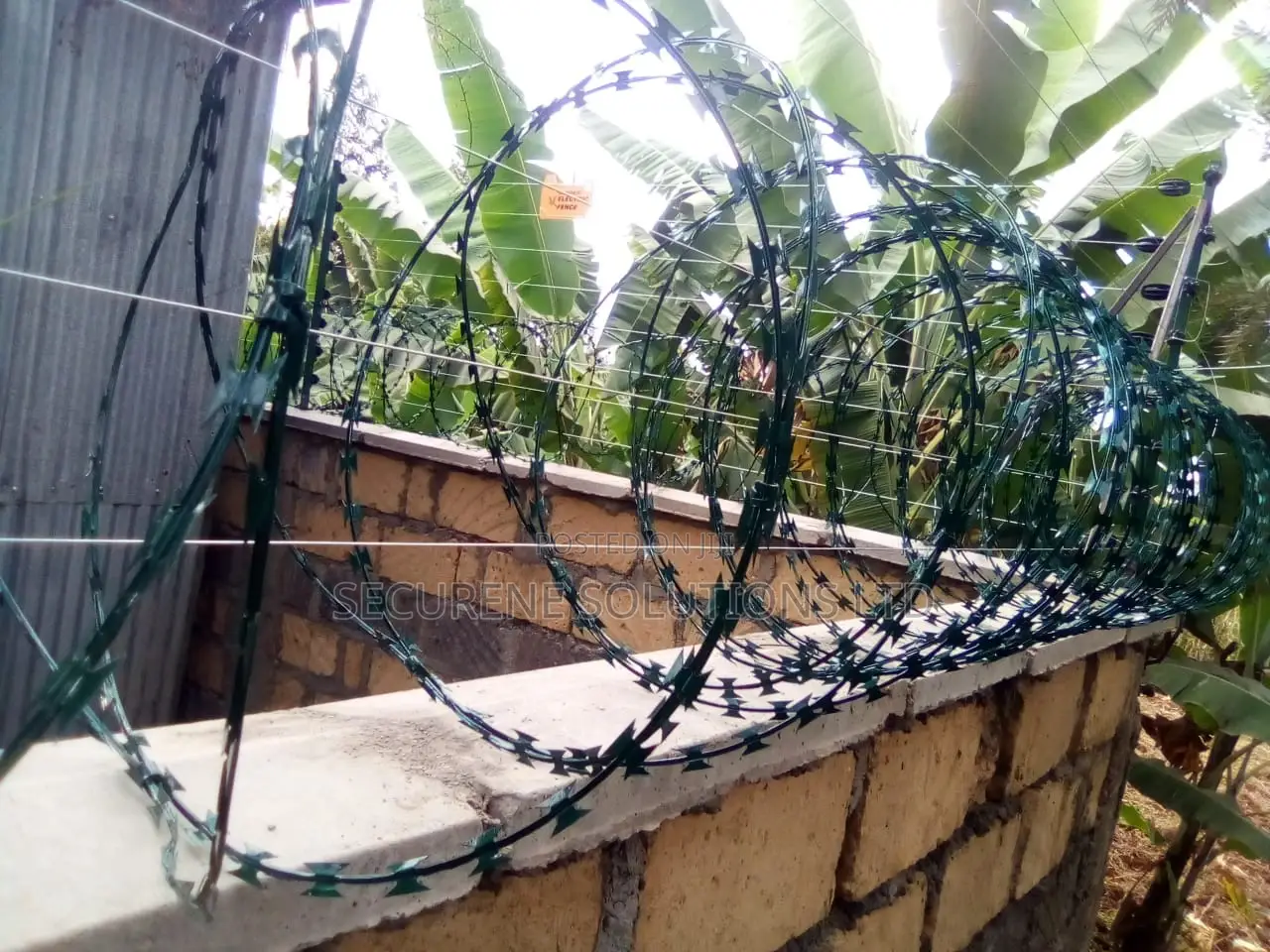 Energized Fences Integrated With Razor Wire