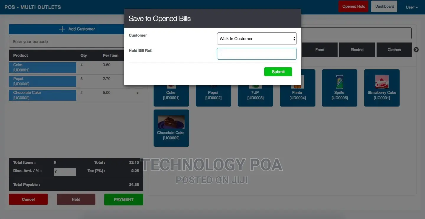 Point Of Sale (POS) Software/System + Thermal Receipt Printer