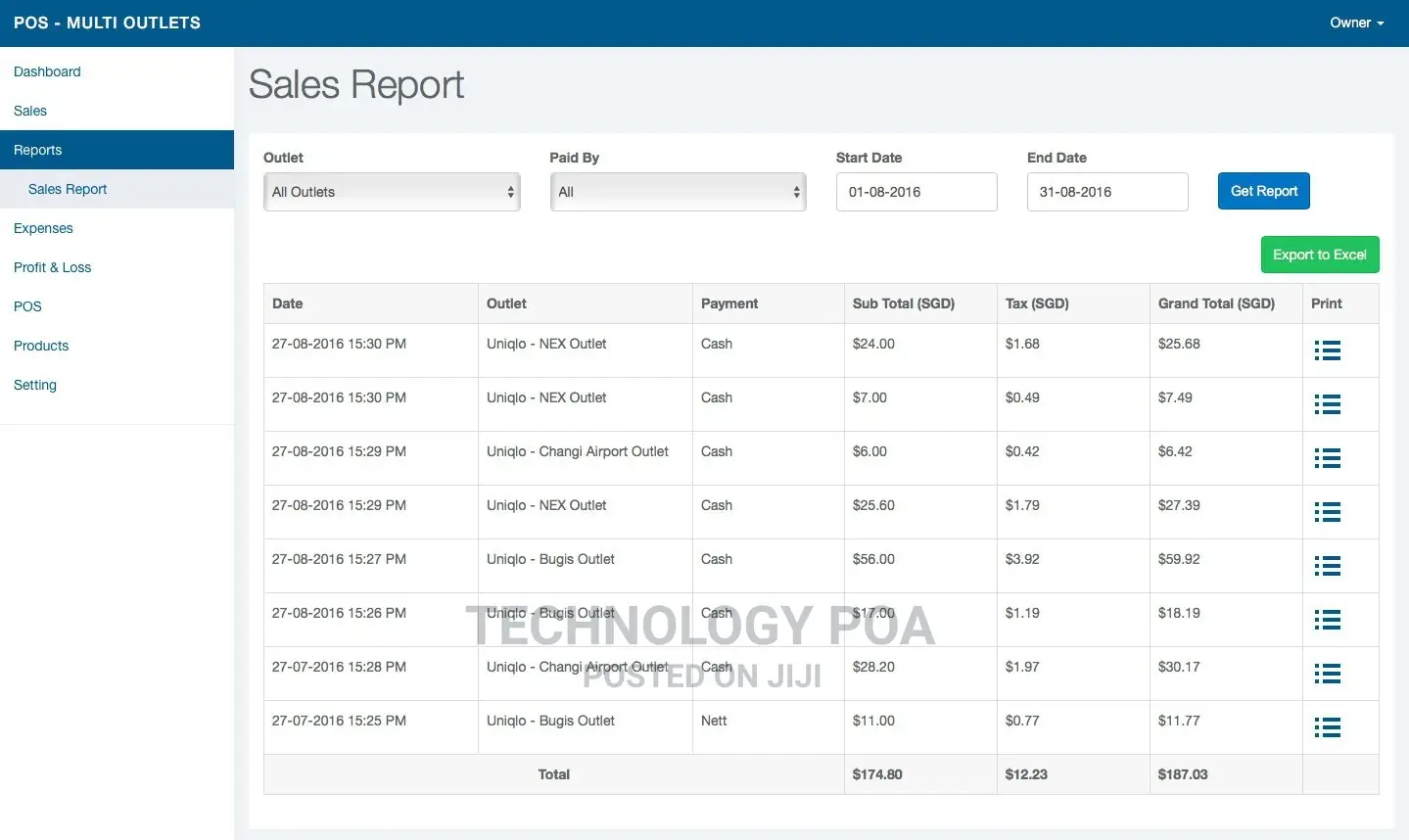 Point Of Sale (POS) Software/System + Thermal Receipt Printer