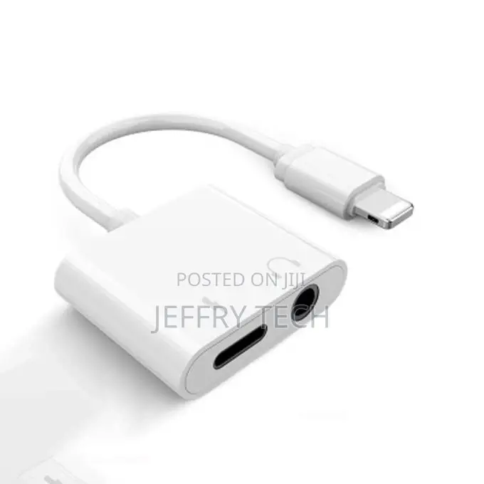 2 in 1 Audio Adapter Charging Earphone Cable for iPhone 7 8