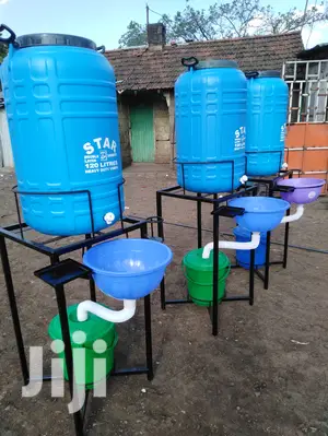 Hand Washing Station With Tap, Washing Basin, Drain Pipe Etc
