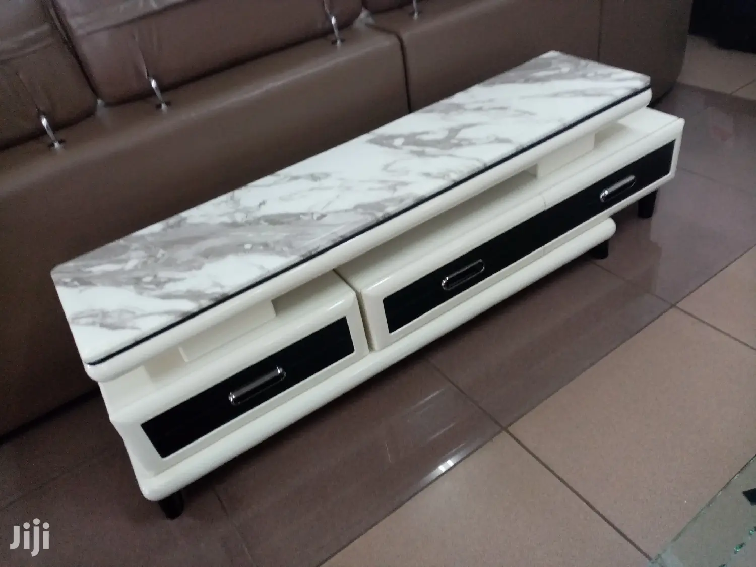 Marble Top TV Stand