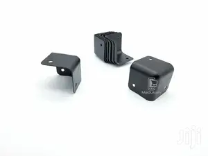 8PCS 2-Inch Rounded Metal Speaker Cabinet Corner Protectors