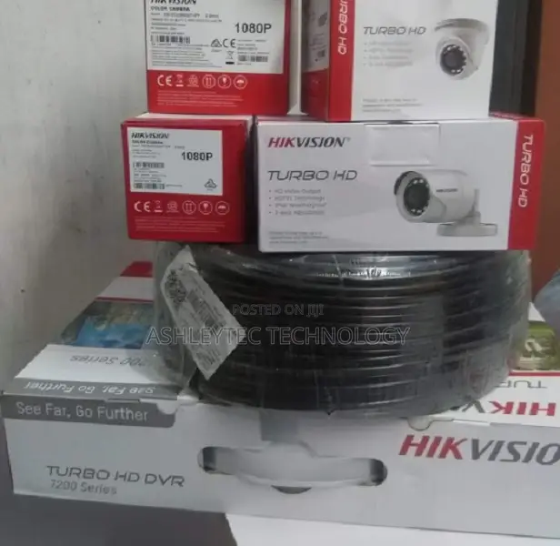 4 CCTV Cameras Full Kit