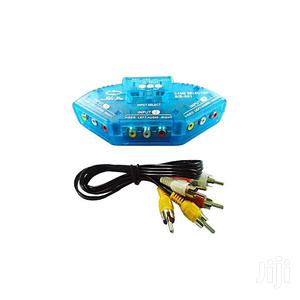 3 Way RCA Connector - Stereo Av Audio Video Connector