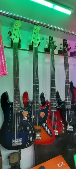 Fender and Ibanez Bass Guitars