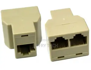 RJ45 CAT 5 6 LAN Ethernet Splitter Connector Adapter PC