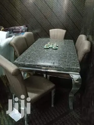 Executive Marble 6 Seater Dining Table
