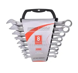 8 PCS Disen Tools 6-22mm Combination Wrench Spanner Set