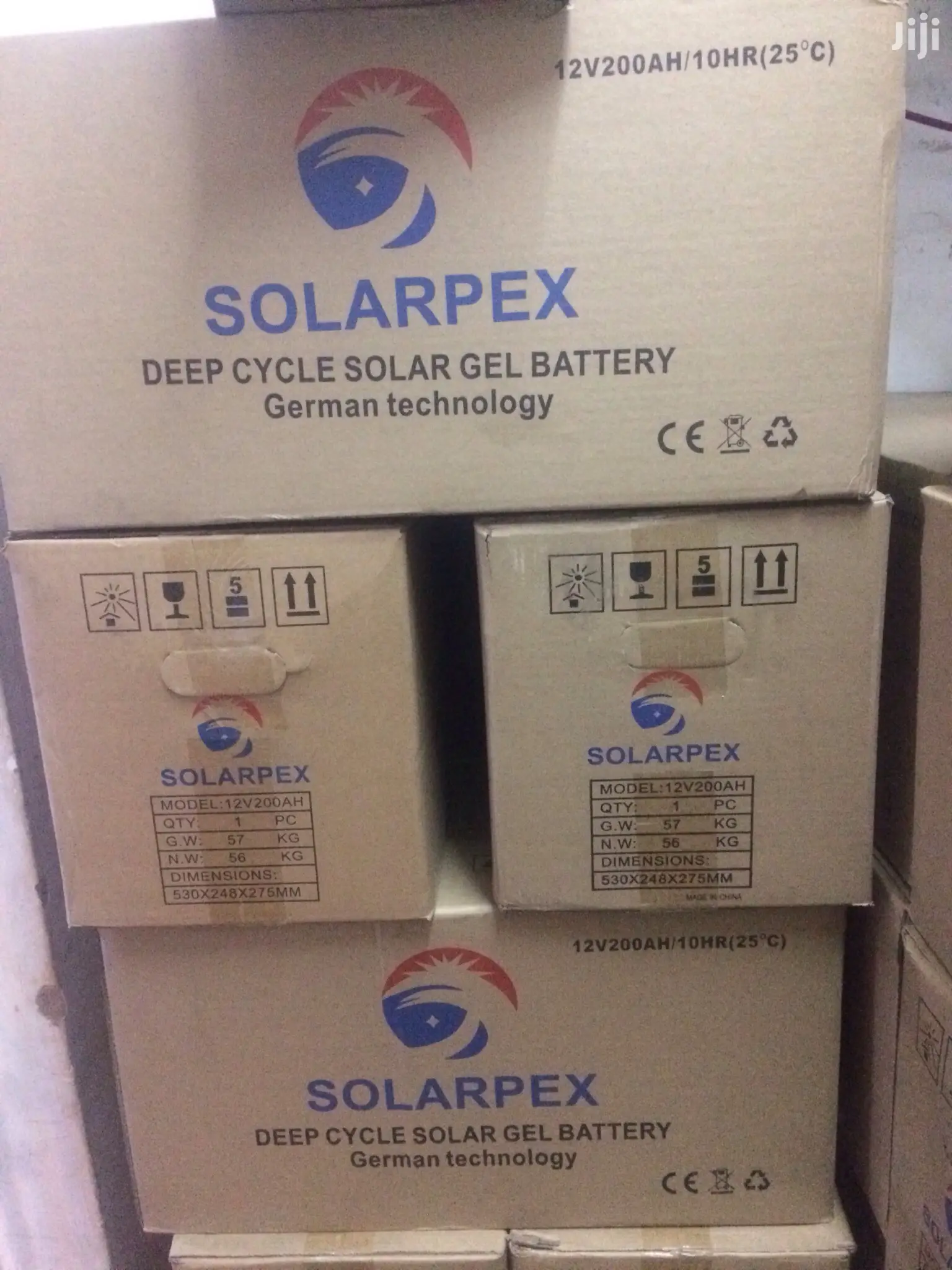 Gel Type Deep Cycle Solar Batteries