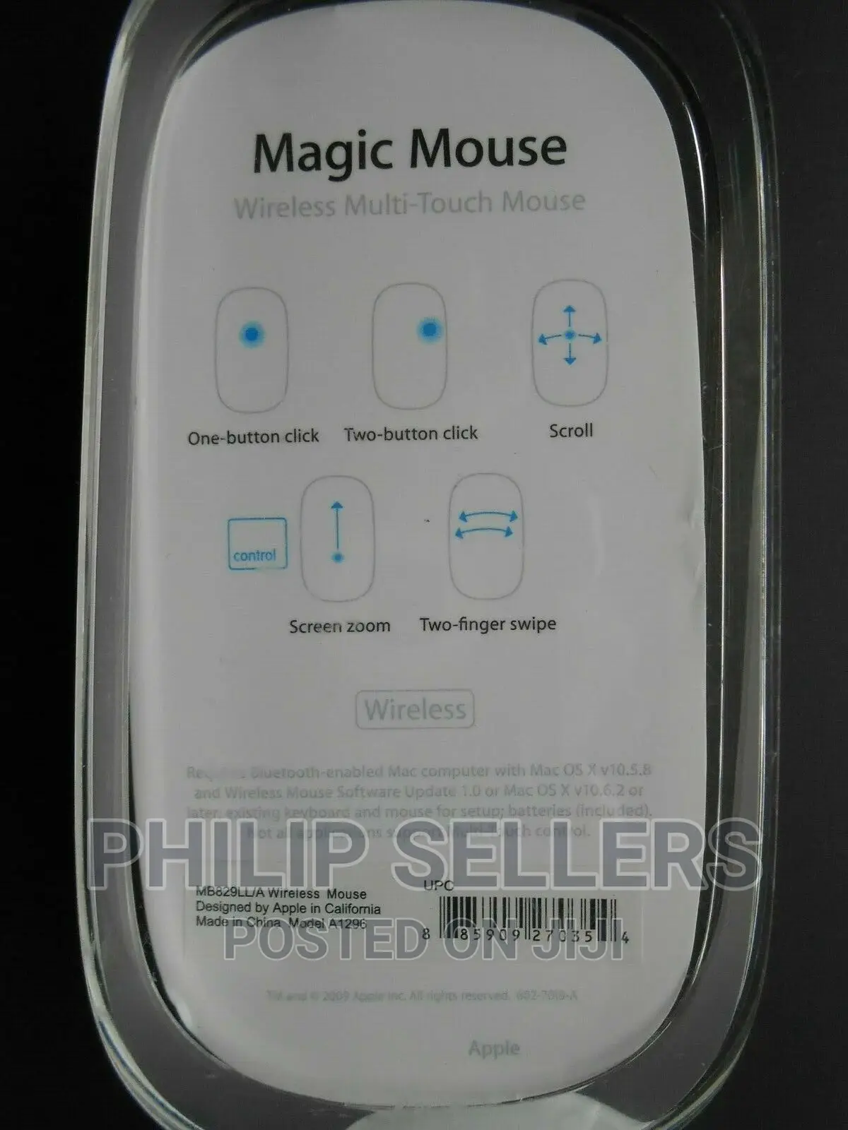 Apple Magic Mouse Bluetooth Wireless