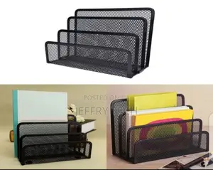 Metallic Mesh Table Organizer