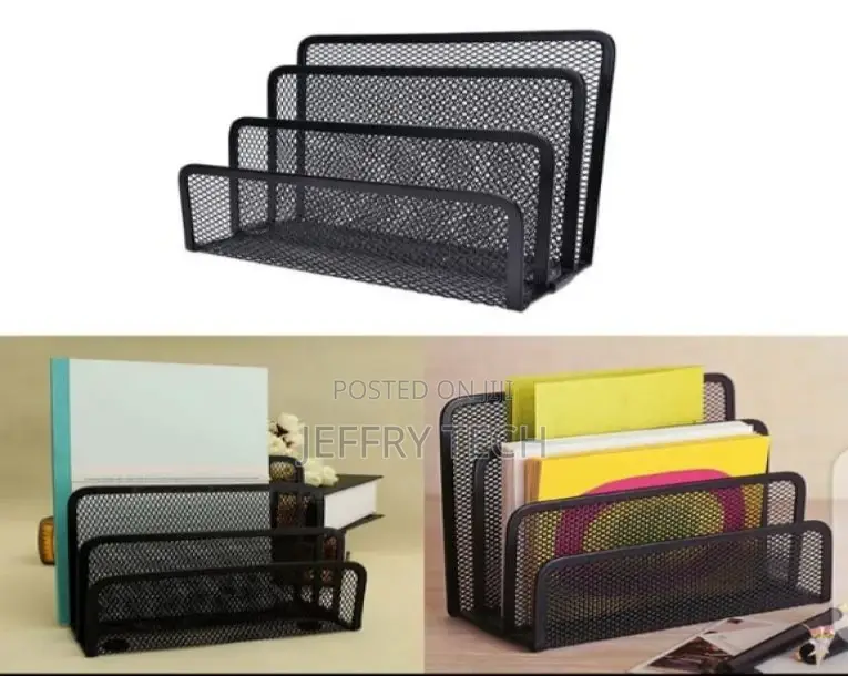Metallic Mesh Table Organizer
