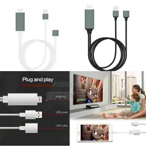 Plug & Play 1080p Universal HDMI TV AV Adapter Cable For Sma