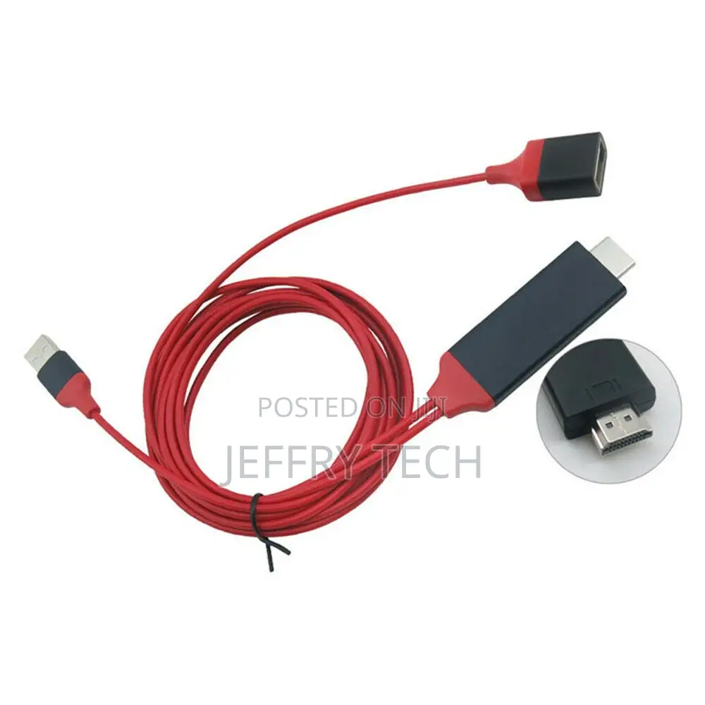 Plug & Play 1080p Universal HDMI TV AV Adapter Cable For Sma