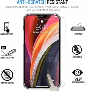 Clear Case for iPhone 12 11 Pro MAX Mini 7 8 Plus Cover Glas