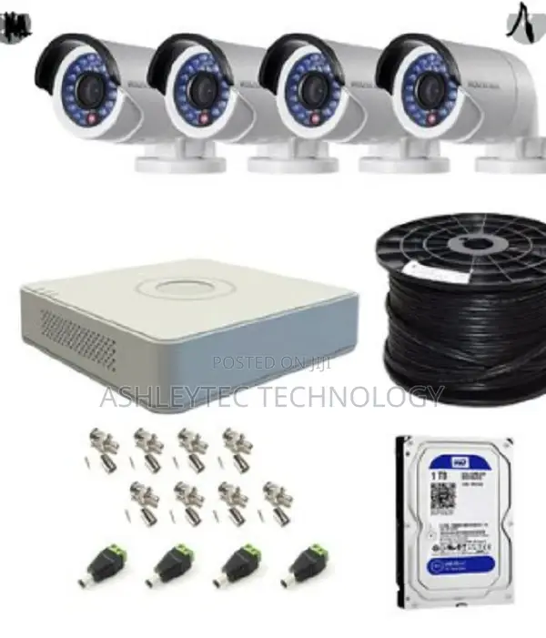 Hikvision 4 Channel Turbo DVR With 1TB H