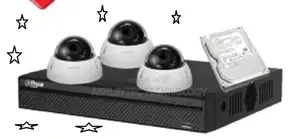 Three 3 CCTV Camera Complete Cameras