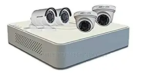 Hikvision 4 Camera CCTV 2 Dome 2 Bullet 20m IR