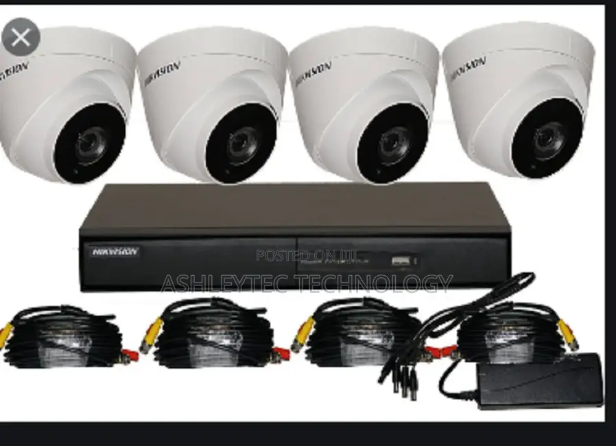 Three Hikvision CCTV Cameras Complete System Kit