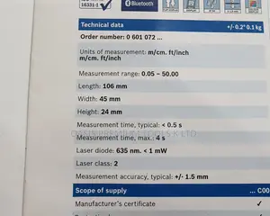 Laser Measure GLM 50 C Bosch
