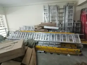 28ft Fiberglass D-Rung Extension Ladder