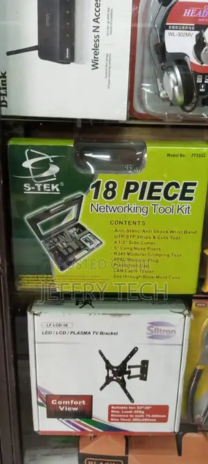 S-Tek 18pcs Networking Tool Kit