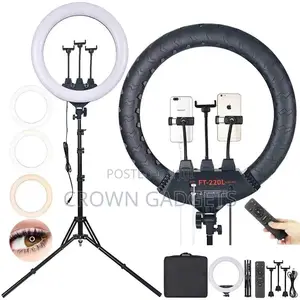 18-inch SMD LED Ring Light Dimmable Lighting Kit With 78.7-i