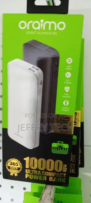 Ultra Compact Oraimo 10000mah Ultra Compact