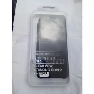 Samsung Galaxy S8 Clear View Flip Case Black