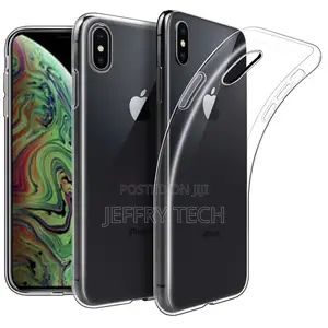 For Apple iPhone XS Max (6.5") Case Clear Gel Cover and Glas
