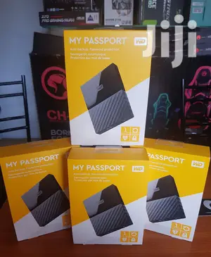 Wd 1tb Black My Passport Portable External Hard Drive