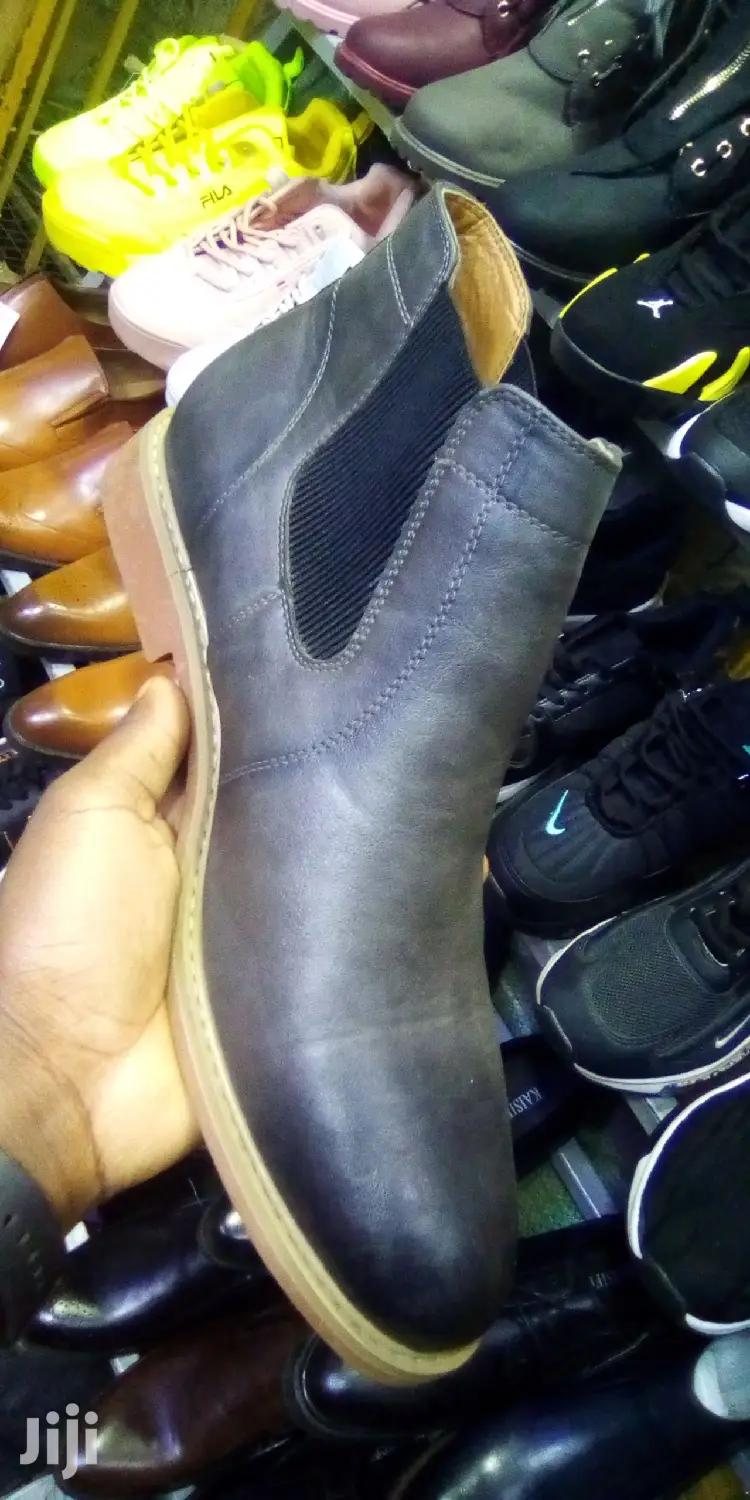 Leather Chess Boots