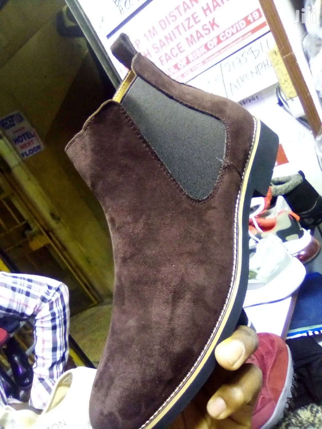 Leather Chess Boots