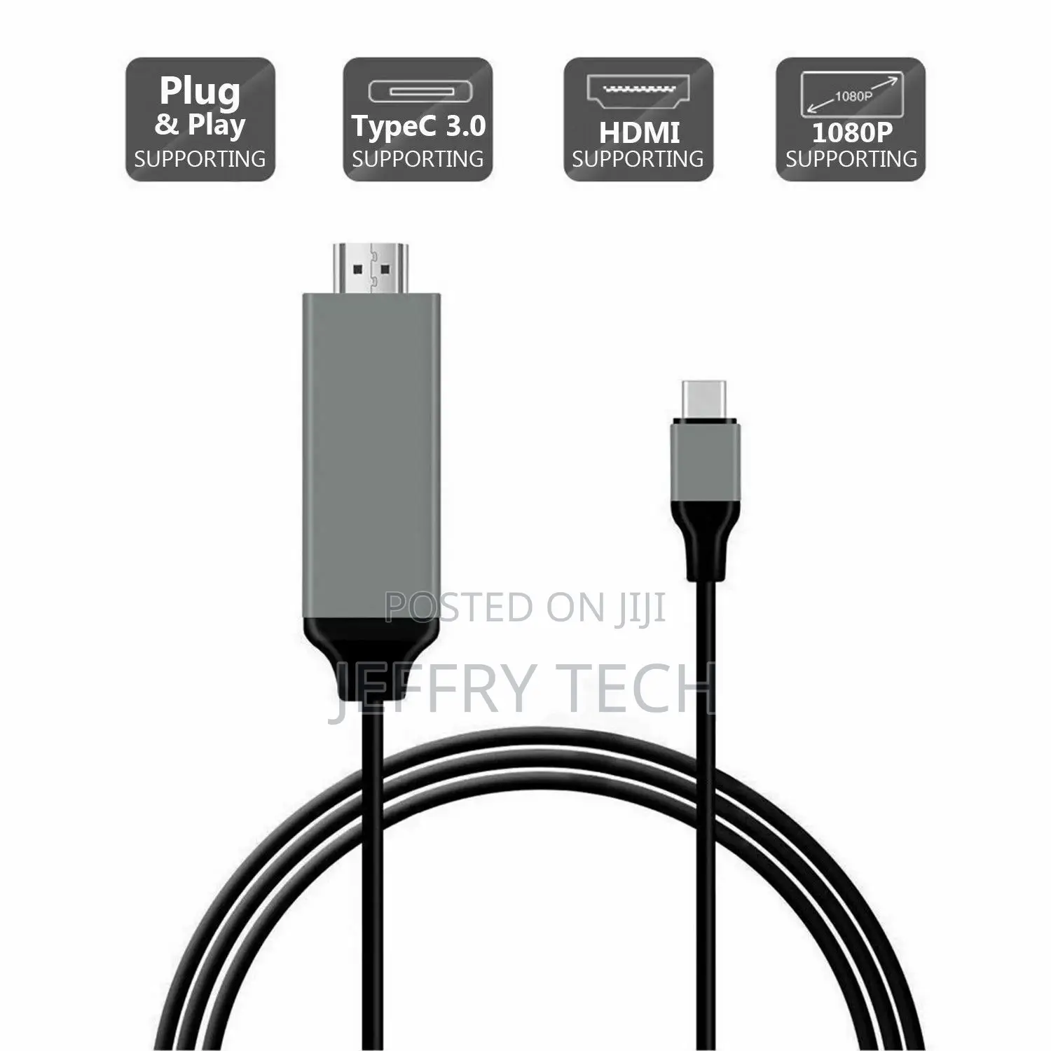 Phone To TV Cable For Samsung Galaxy S8 / S8 Plus, LG G5,
