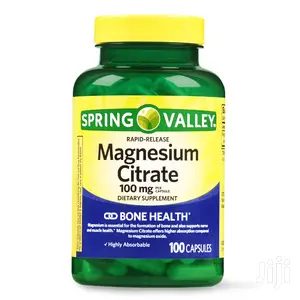 Spring Valley Magnesium Citrate Rapid Release Capsules.