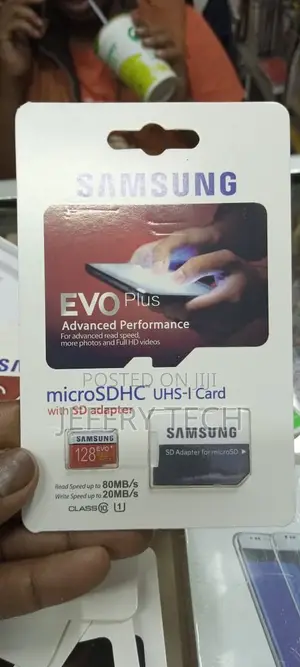 Samsung 128GB Micro SDHC With Adapter