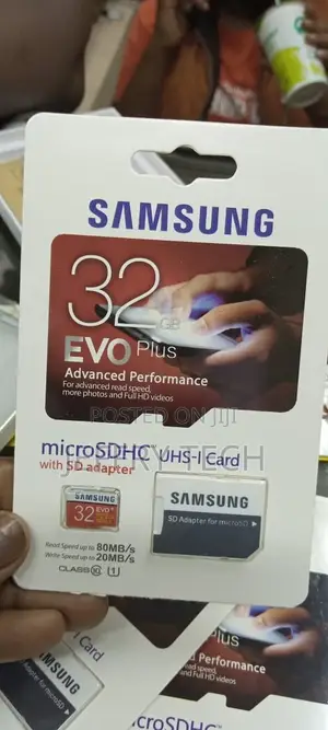 Samsung 32GB EVO Plus Advanced Performance Microsdhc Class 1