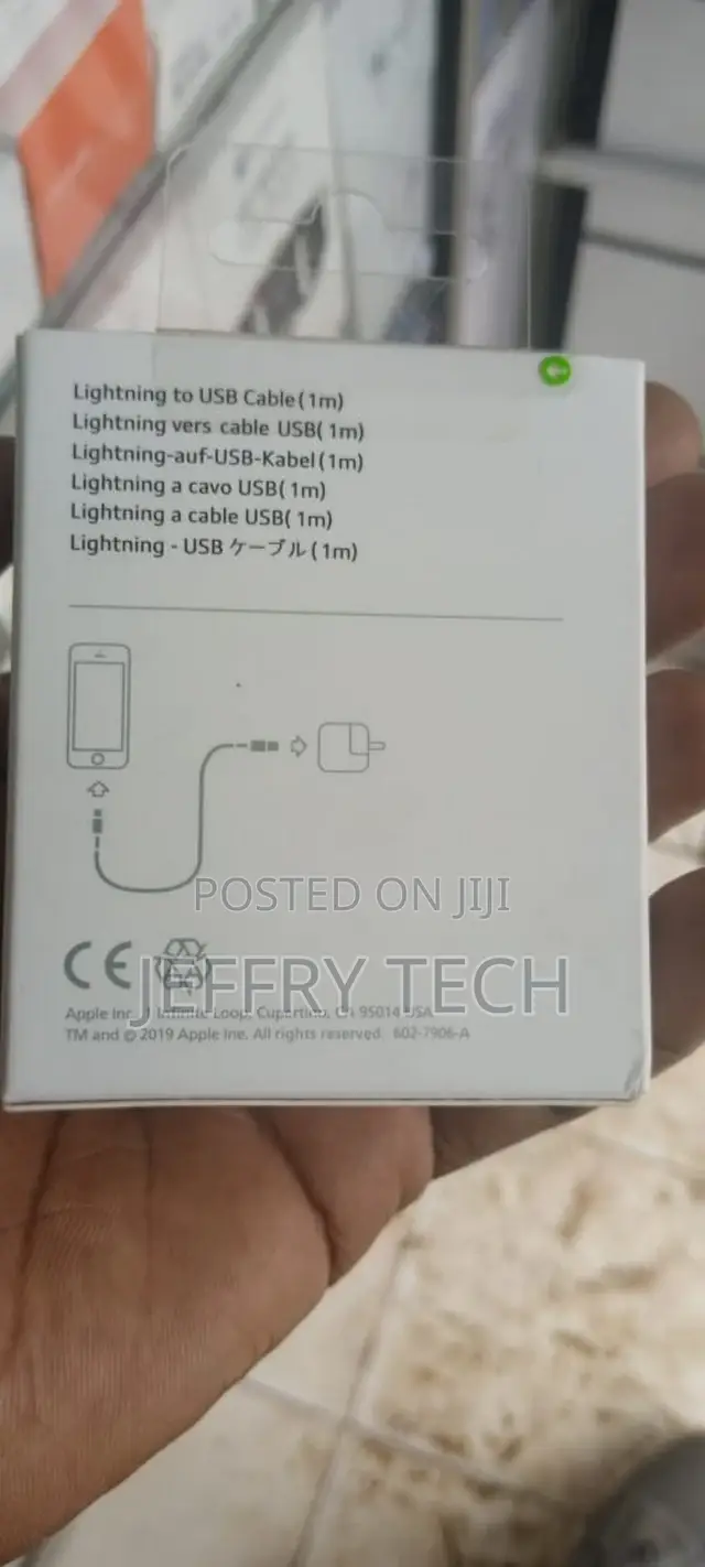iPhone 7 Original Cable Lightning To USB Cable