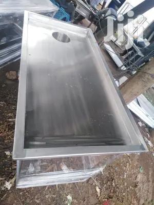 Deep Stainless Steel Kitchen Worktable