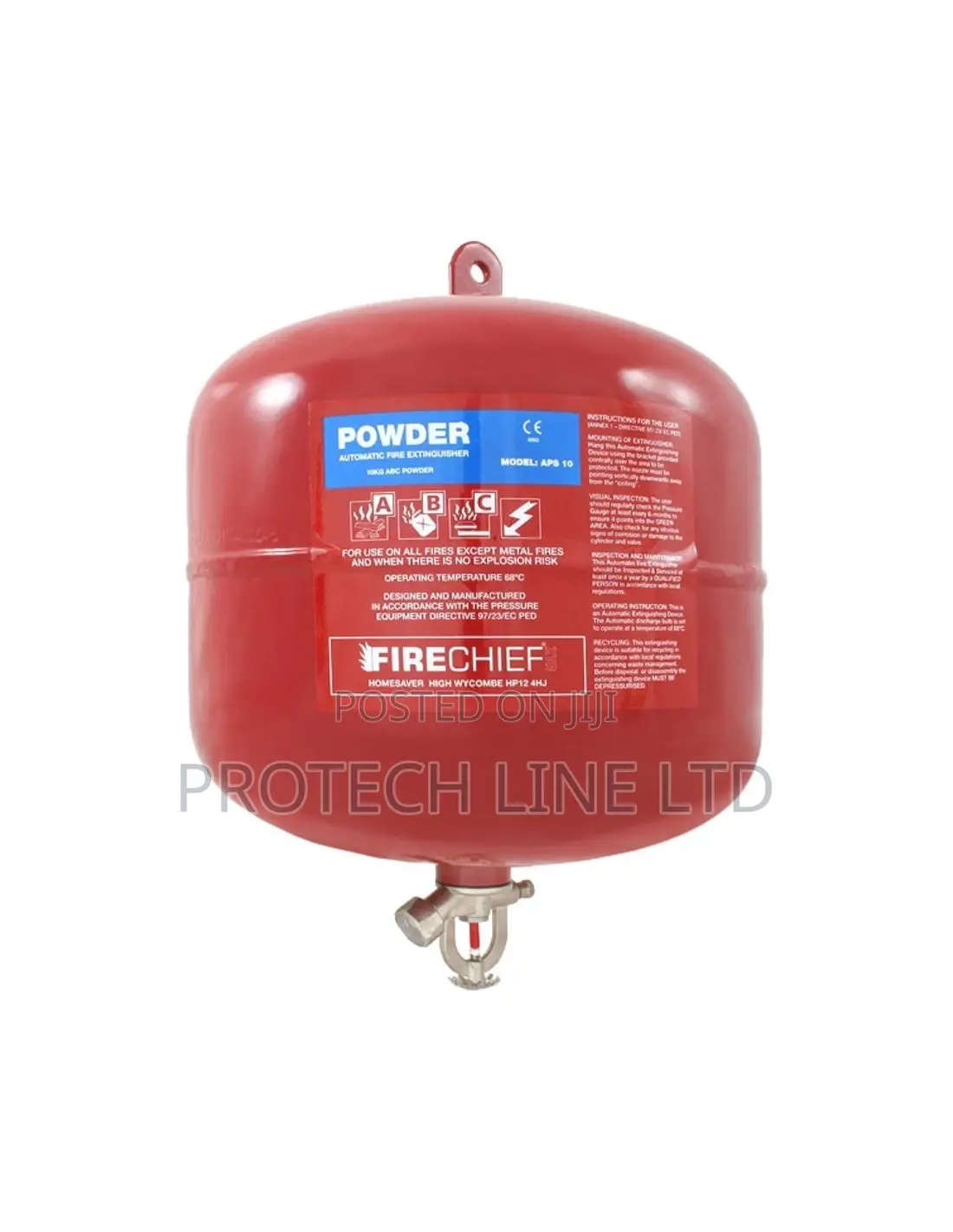 Automatic Fire Extinguisher 9kg Dry Powder