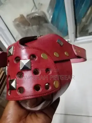 Elegant Leather Dog Muzzle