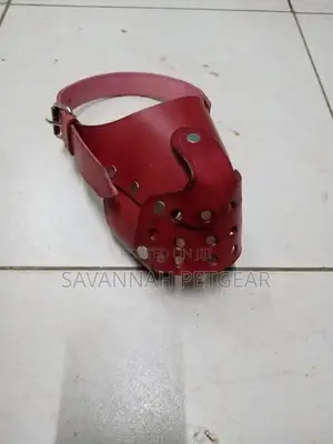 Elegant Leather Dog Muzzle