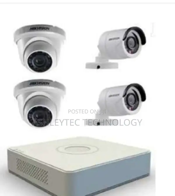 Dahua 4 Camera CCTV 2 Bullet 2 Dome 20m IR With Night